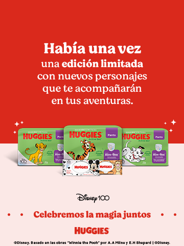 Edición limitada de pañales y pomada Huggies con personajes de Disney.