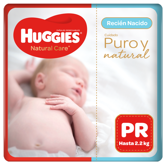 Pañal Huggies Natural Care Prematuro