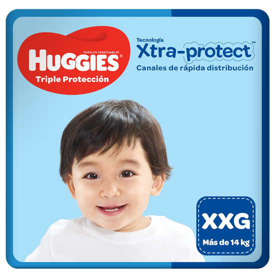 Pañales Huggies Triple Protección XXG