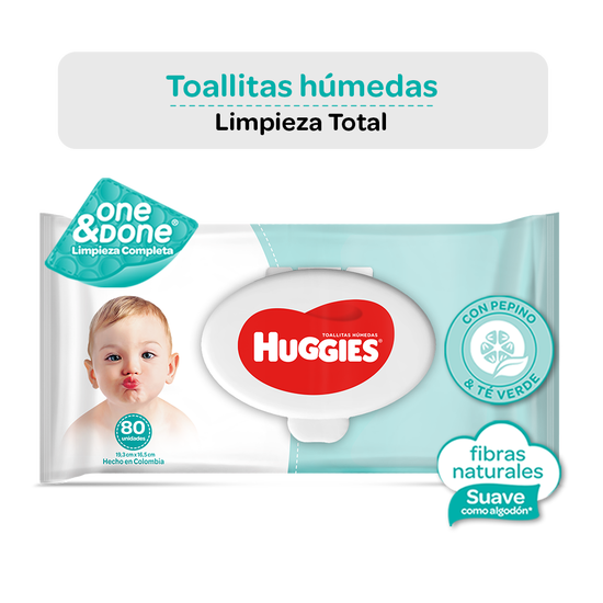 Toallitas Húmedas Huggies One & Done