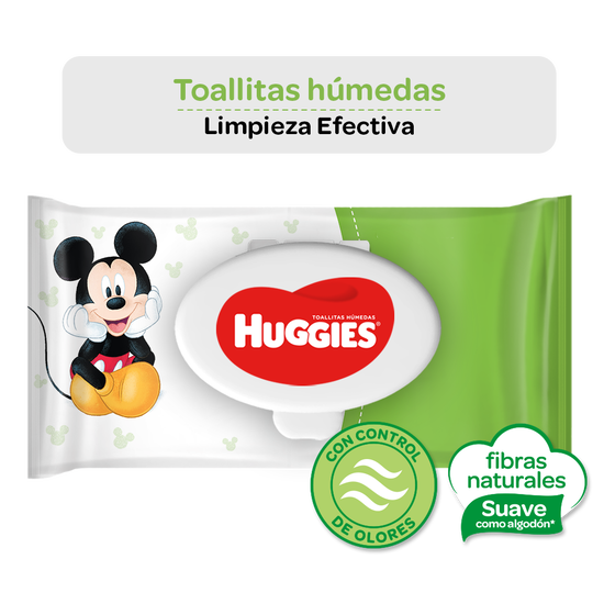 Toallitas Húmedas Huggies Limpieza Efectiva